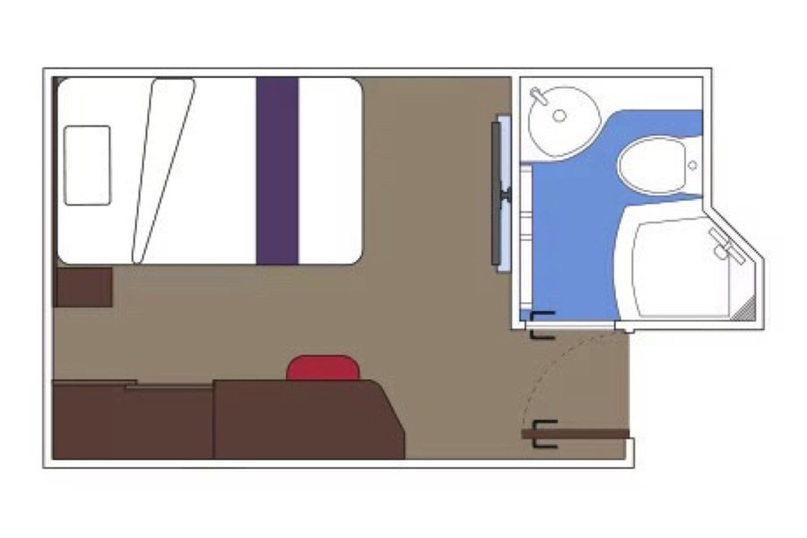 MSC Cruises, MSC World Asia, Studio Interior Floorplan.jpg